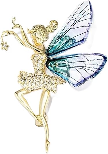 Musical Note Brooch for Women Ballerina Brooch for Dance Lovers Fashion Rhinestone Lapel Pin Jewelry Gift for Mom Wife