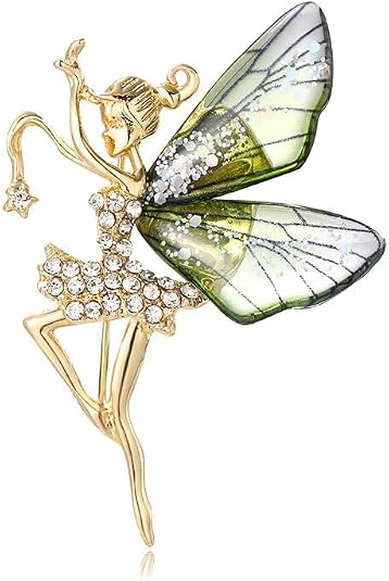 Musical Note Brooch for Women Ballerina Brooch for Dance Lovers Fashion Rhinestone Lapel Pin Jewelry Gift for Mom Wife